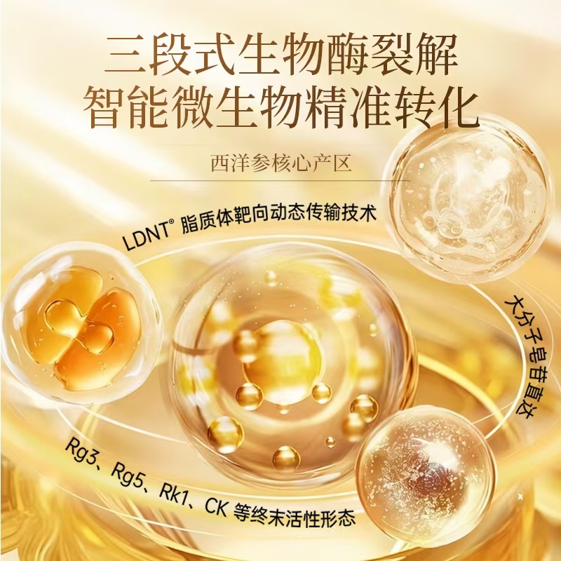 高瑞莱极参 60粒/瓶